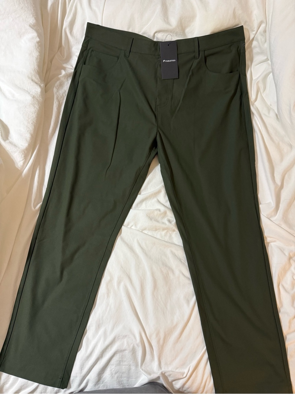 Fabletics Men's Olive Green Chinos
